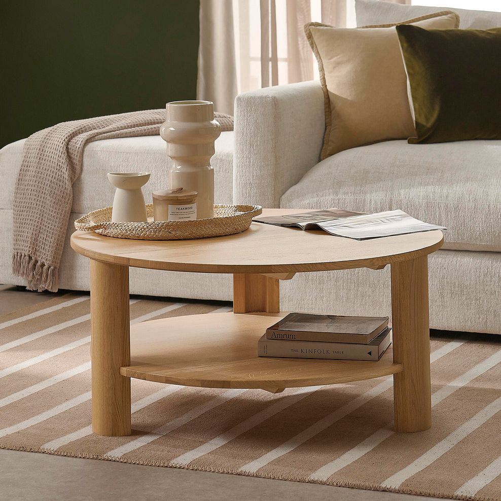 Halo Natural Oak Coffee Table 2