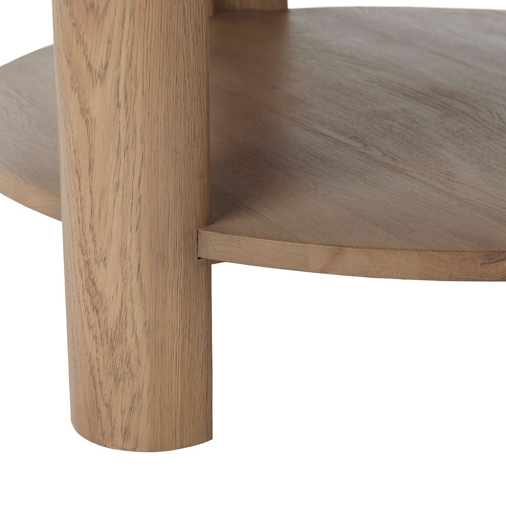 Halo Smoked Finish Oak Coffee Table 6