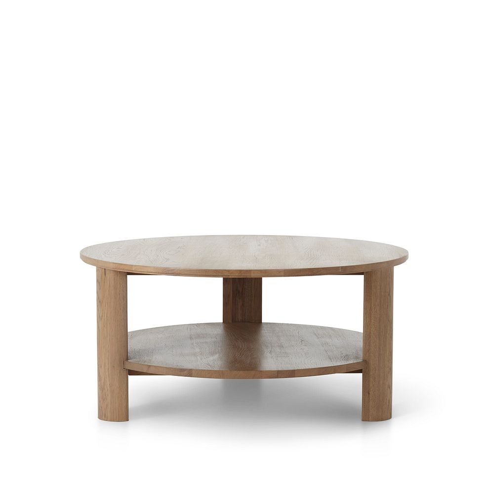 Halo Smoked Finish Oak Coffee Table 2