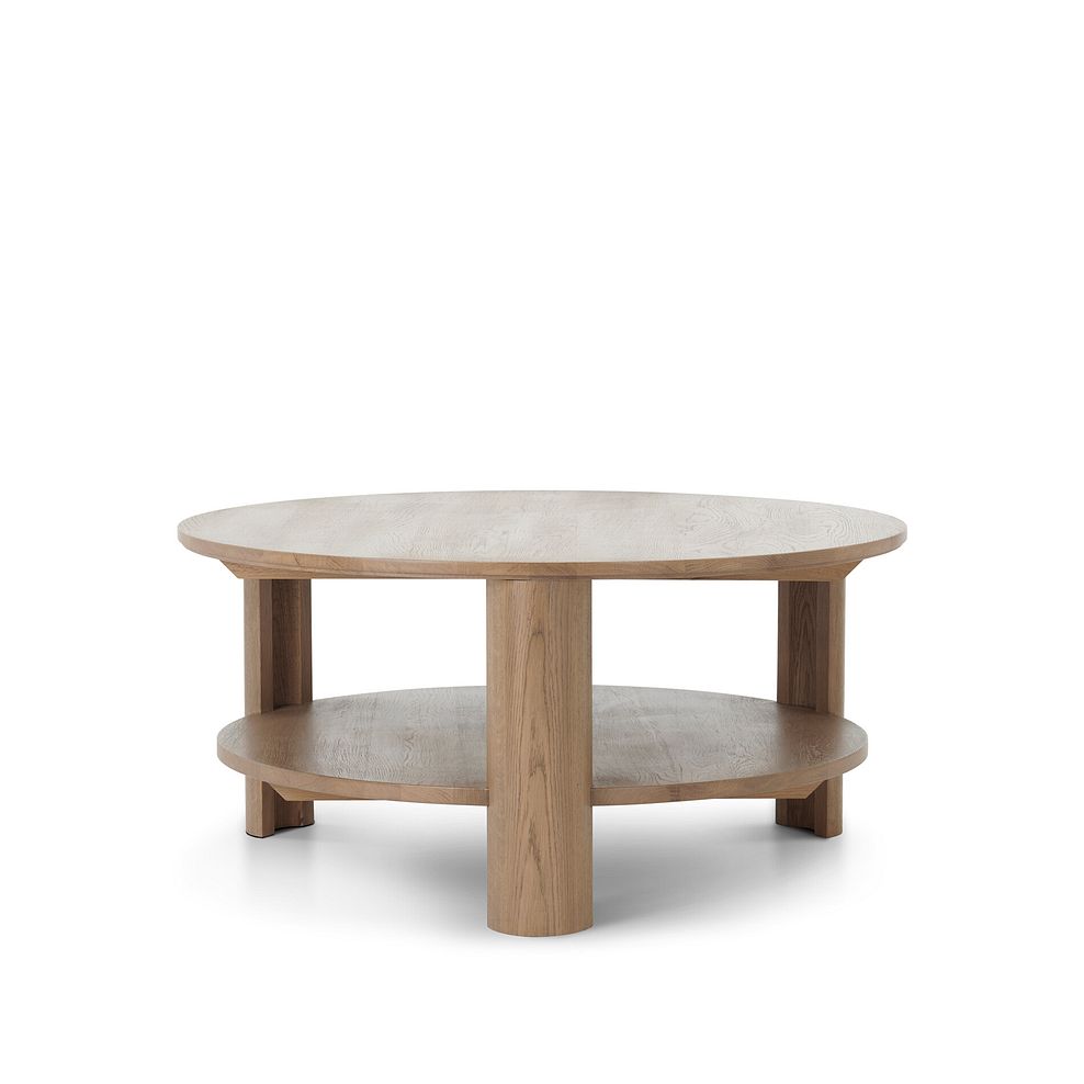 Halo Smoked Finish Oak Coffee Table 3