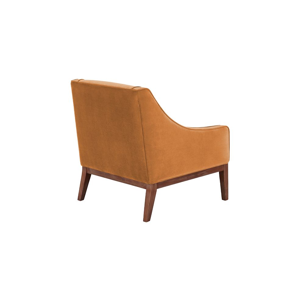 Hamilton Accent Chair in Amber Fabric 3