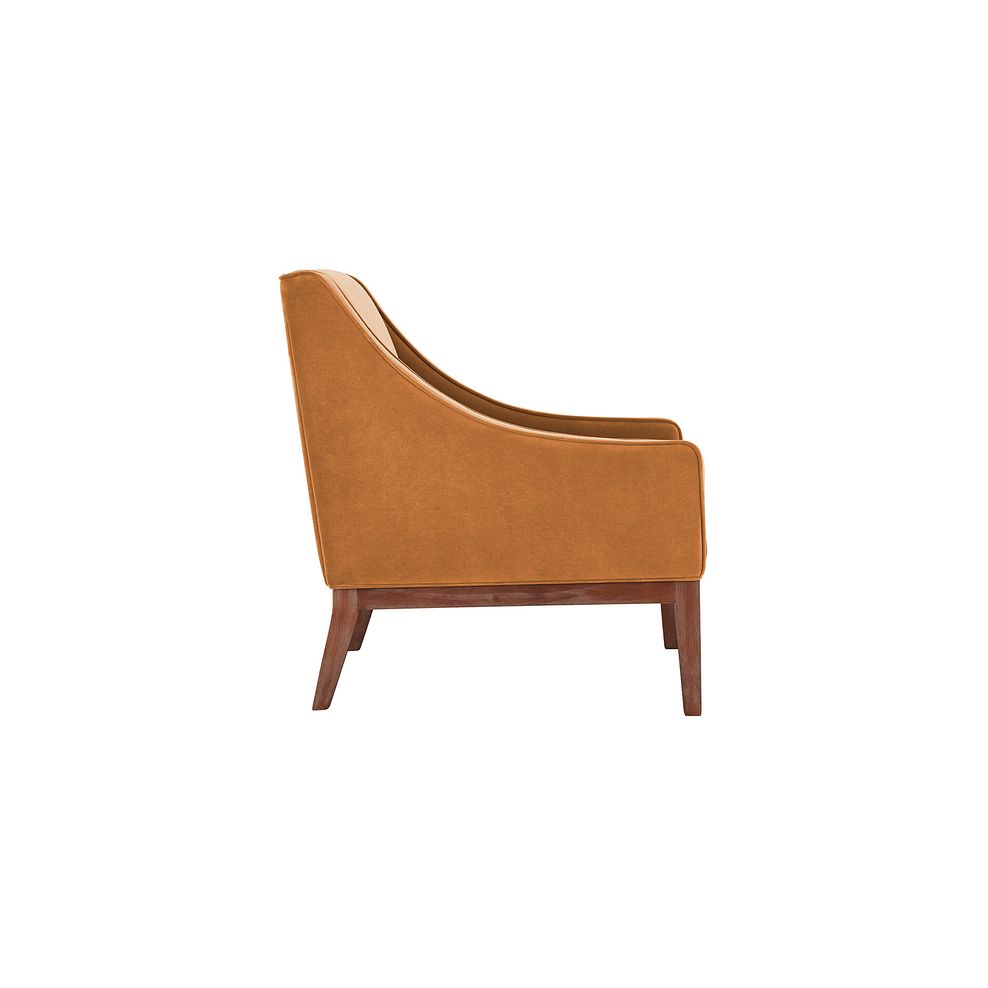 Hamilton Accent Chair in Amber Fabric 4