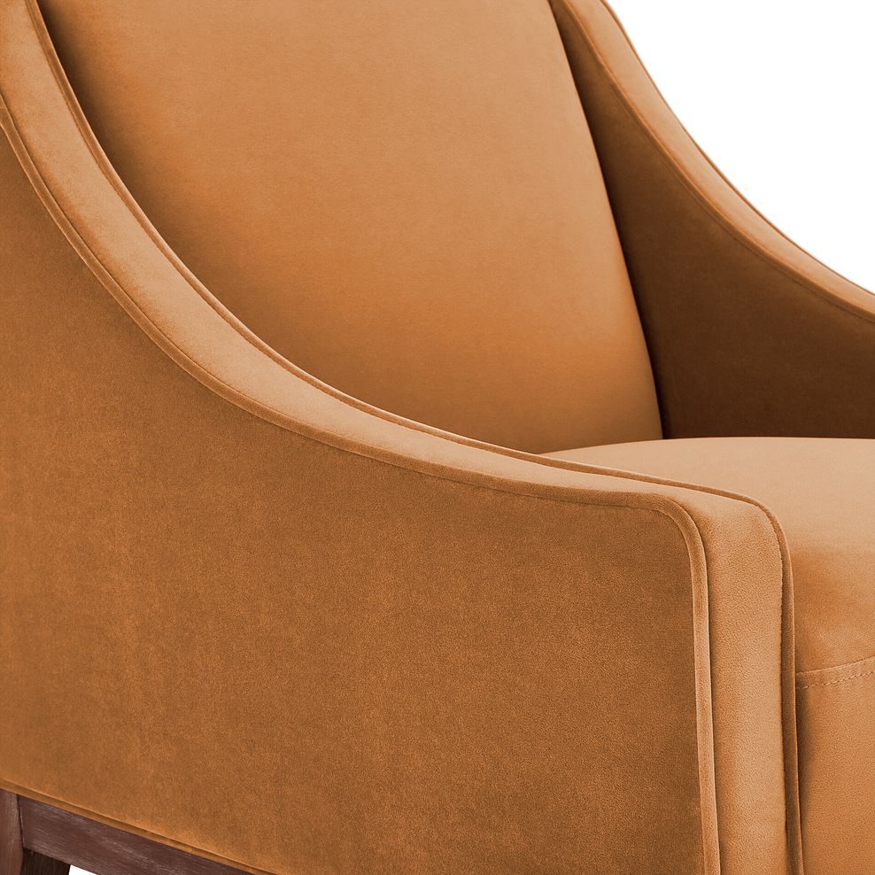 Hamilton Accent Chair in Amber Fabric 7