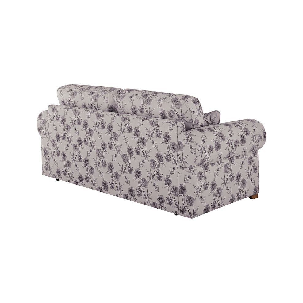 Harmony Pagoda Grey 3Seater Sofa Oak Furnitureland