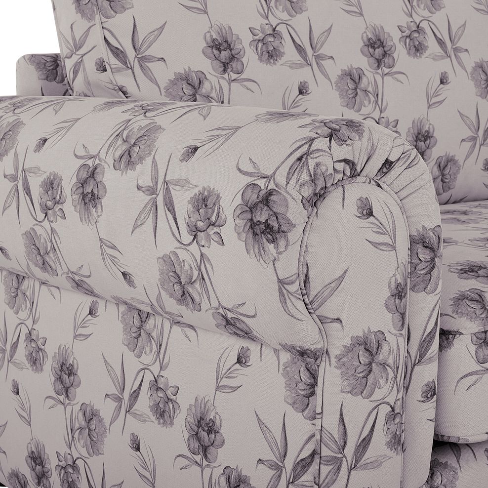 Harmony Pagoda Grey 3Seater Sofa Oak Furnitureland