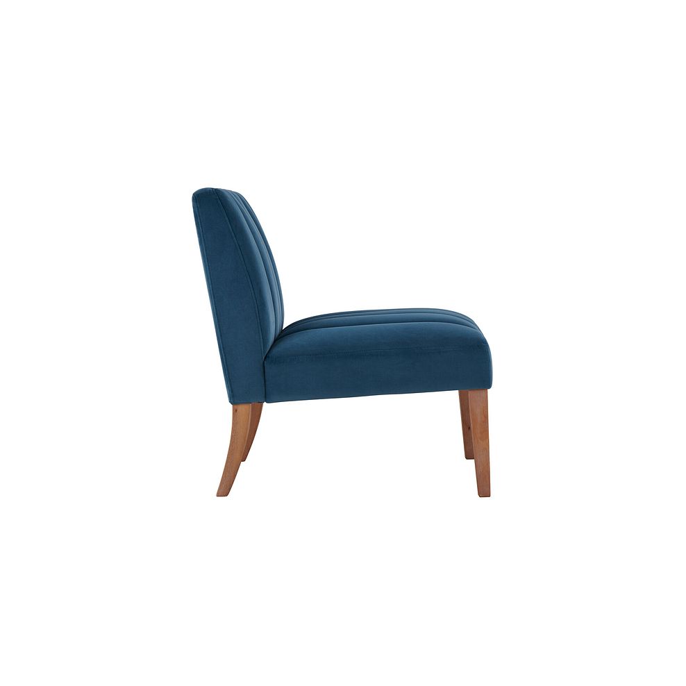 Harriet Accent Chair in Teal Fabric 6