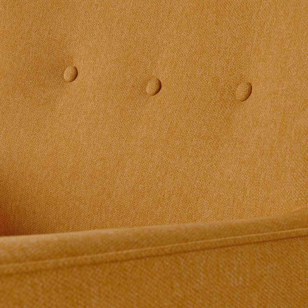 Harris Accent Chair in Linen Mustard Fabric 9