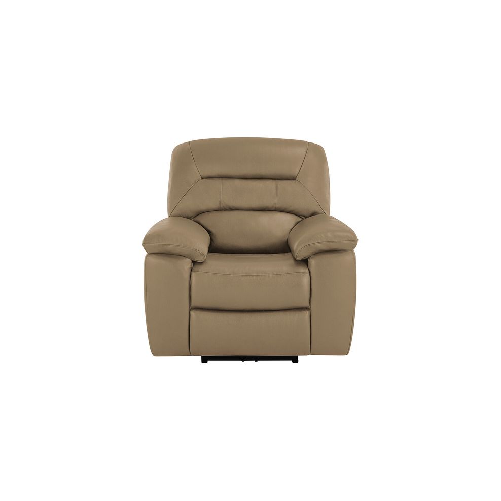 Hastings Electric Recliner Armchair in Beige Leather 2