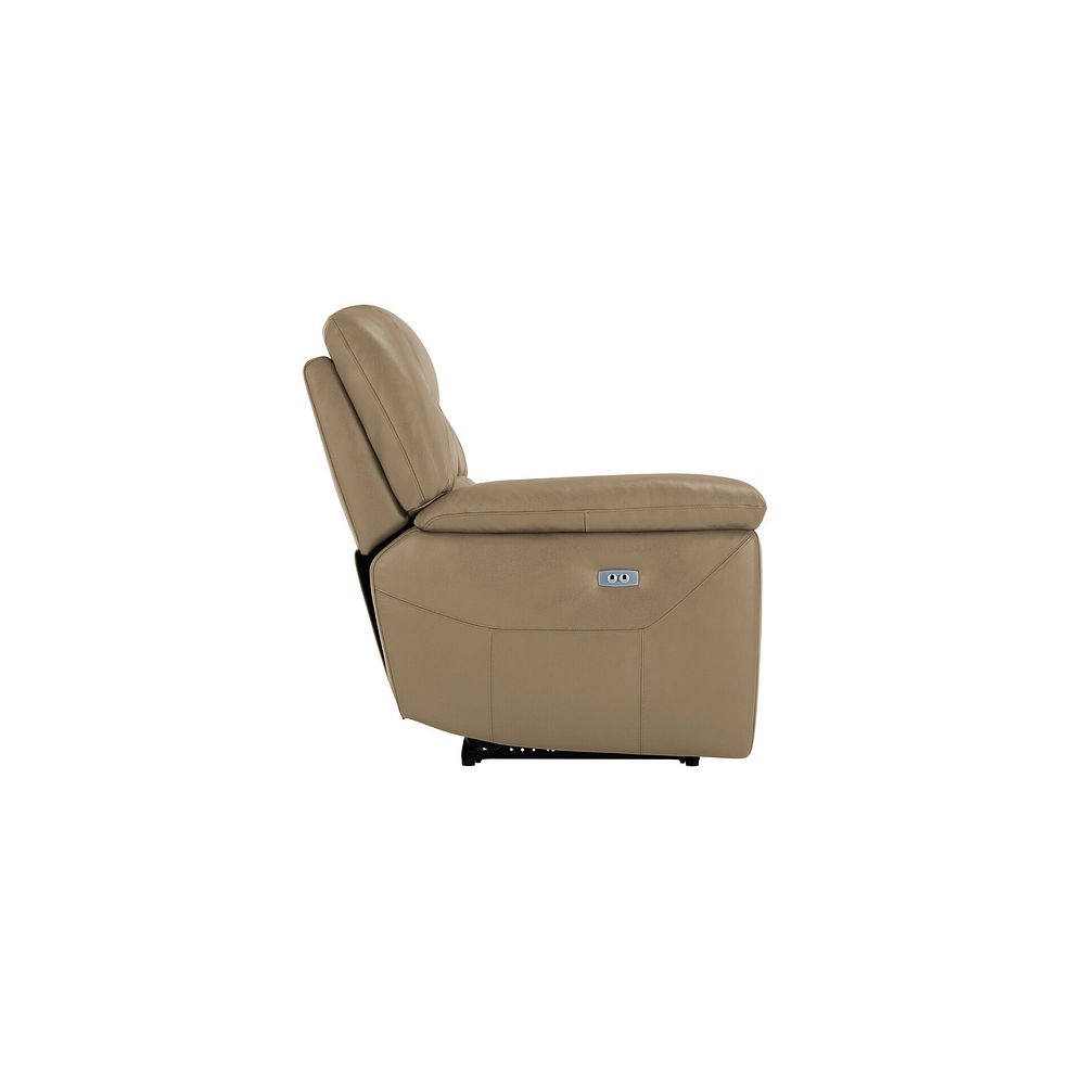 Hastings Electric Recliner Armchair in Beige Leather 6