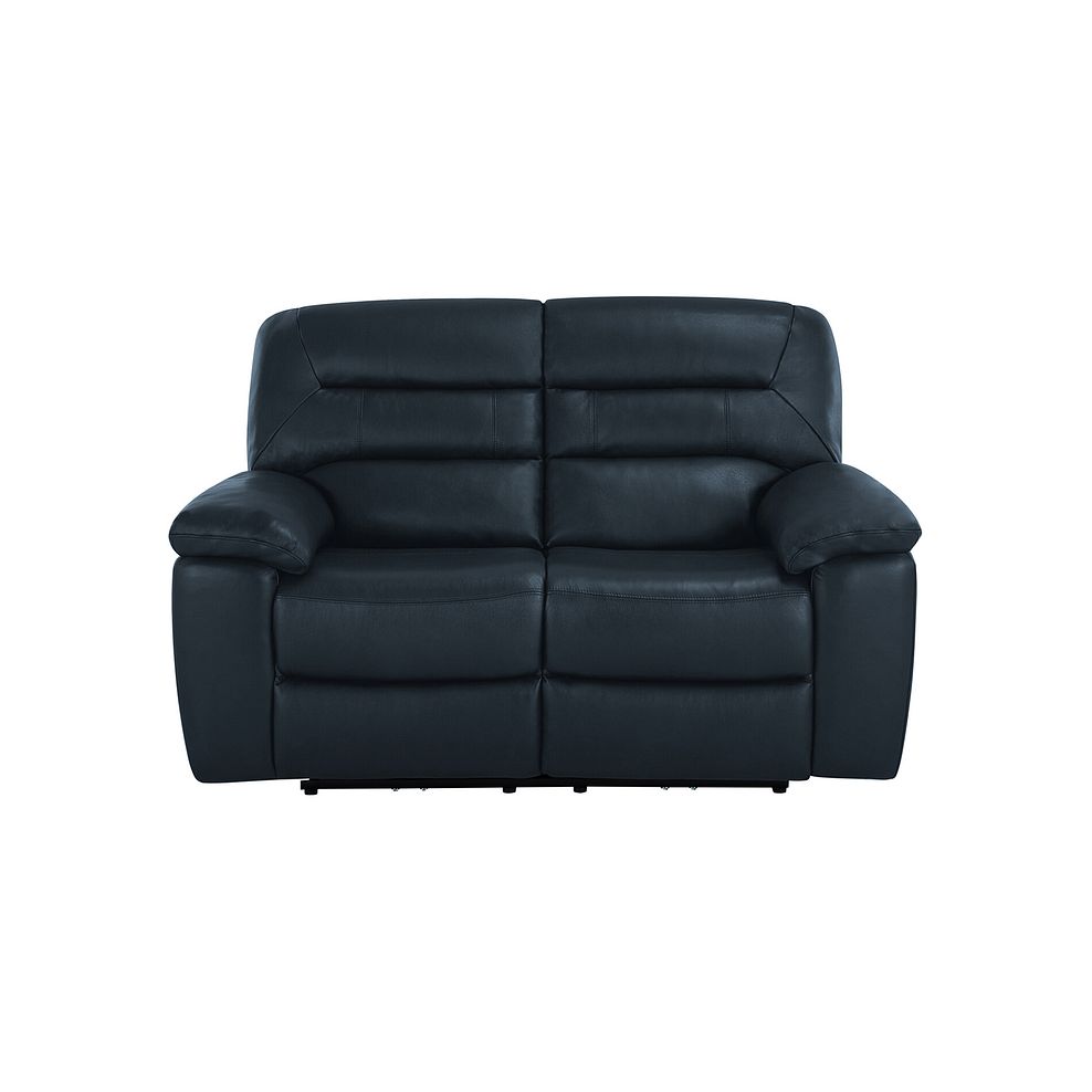 Hastings 2 Seater Electric Recliner Sofa in Blue Leather 2