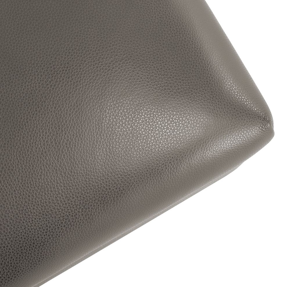Hastings Storage Footstool in Dark Grey Leather 6