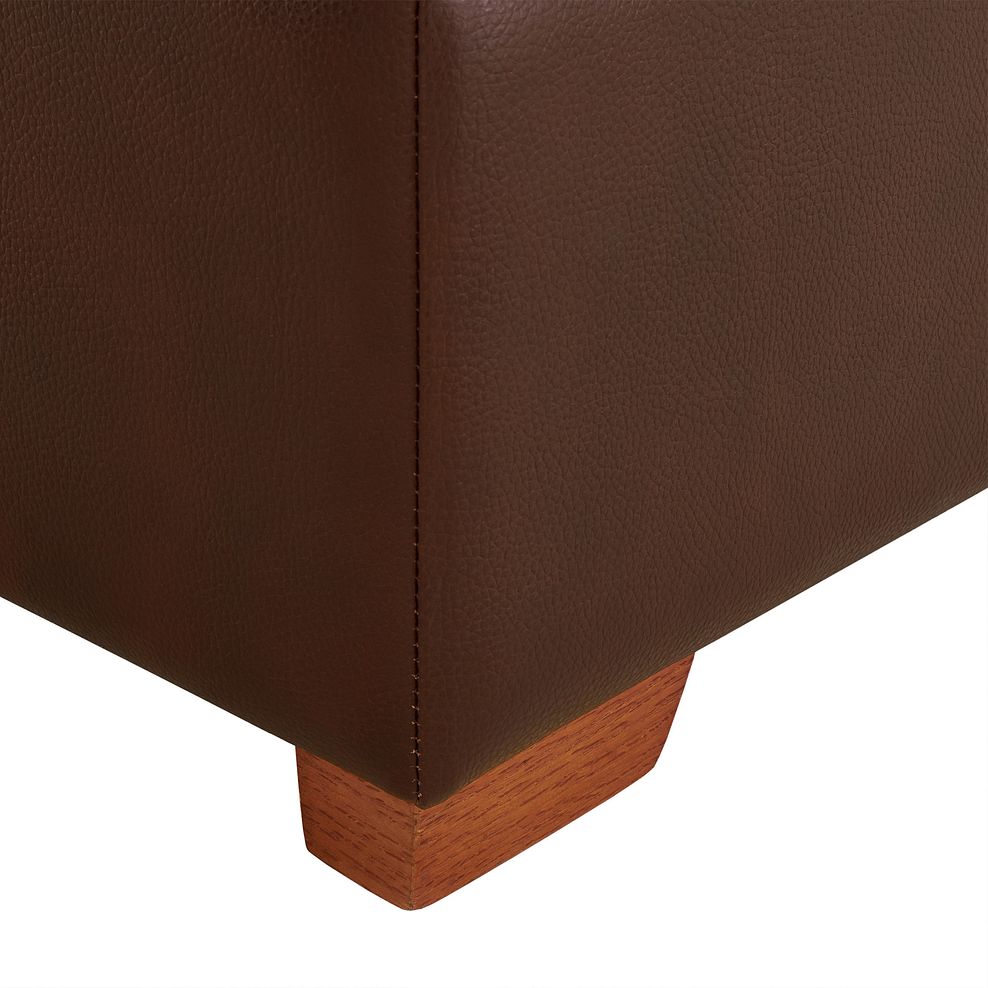Hastings Storage Footstool in Tan Leather 5