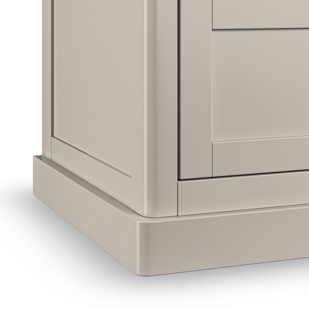 Henley Natural Oak and Stone Painted Hardwood Double Wardrobe 5