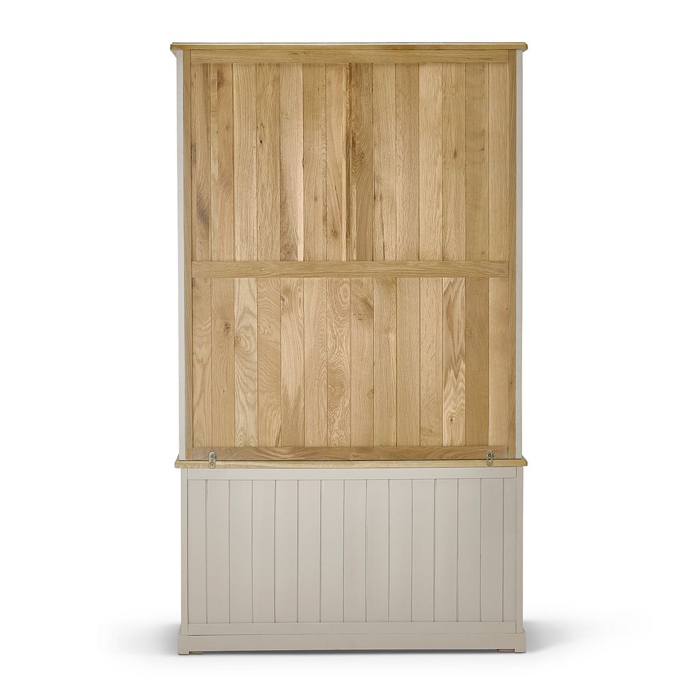Henley Natural Oak and Stone Painted Hardwood Large Larder 10