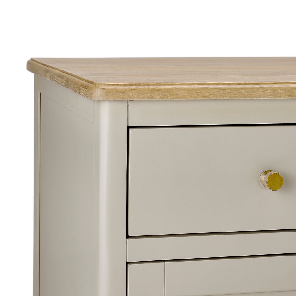Henley Natural Oak and Stone Painted Large Computer Desk 12