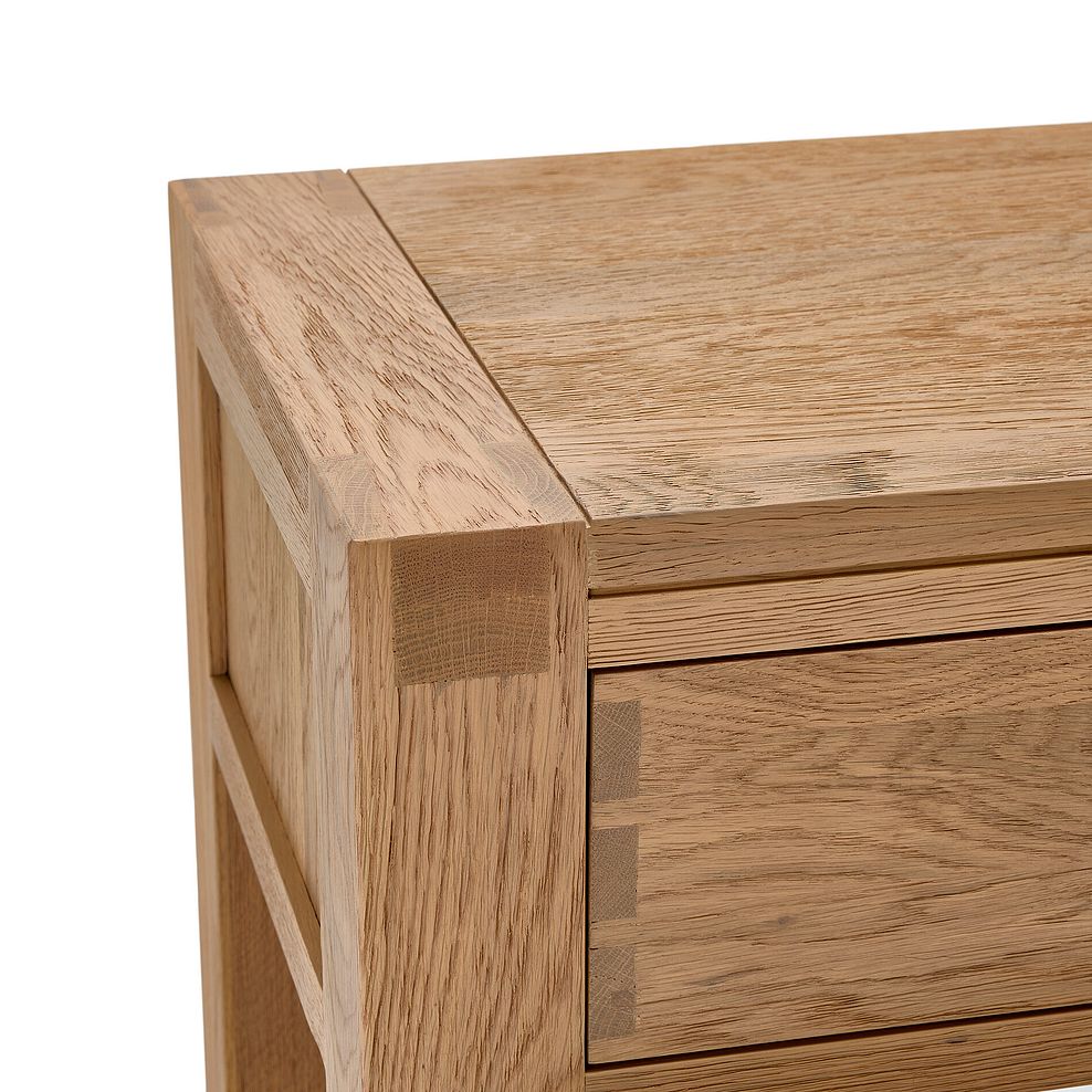 Highworth Natural Solid Oak Console Table 8