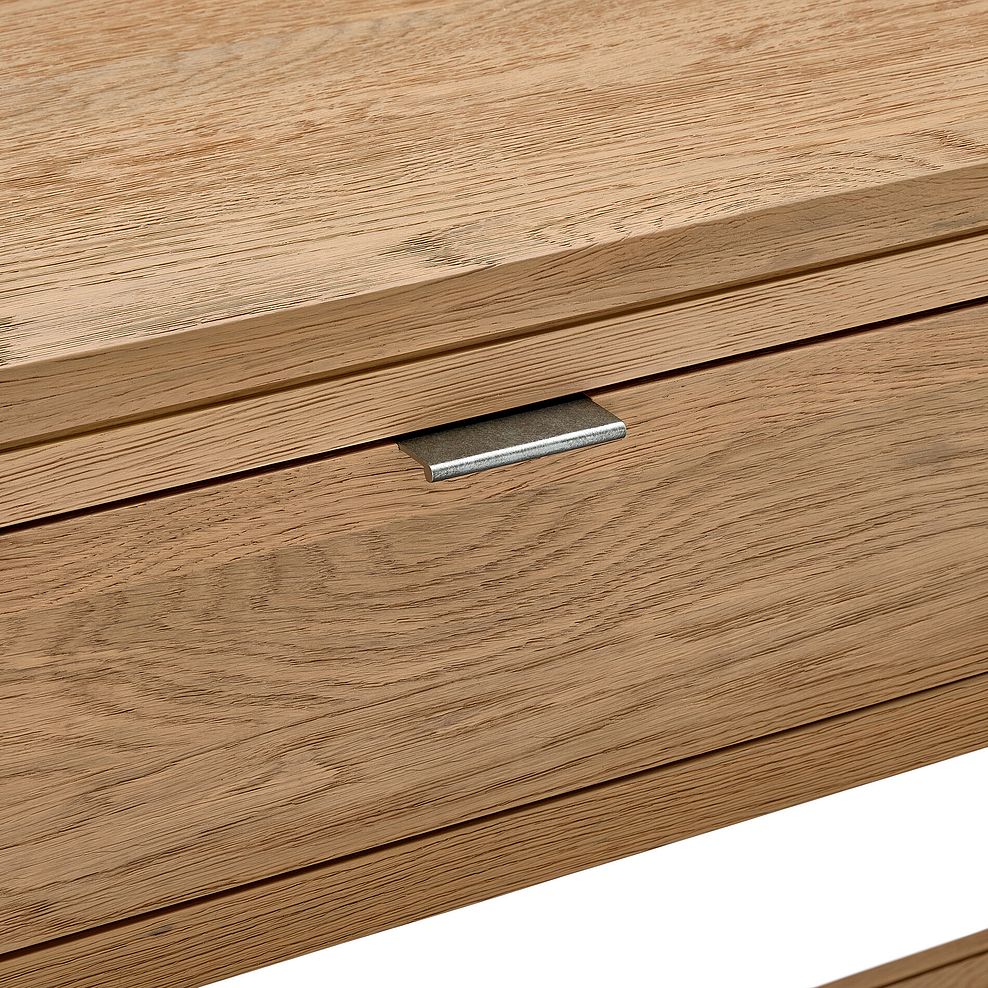 Highworth Natural Solid Oak Console Table 10
