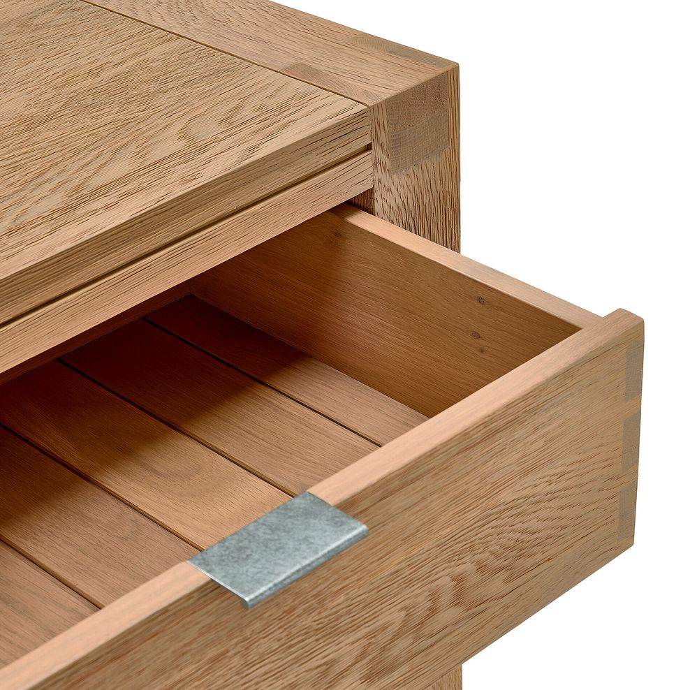 Highworth Natural Solid Oak Console Table 12