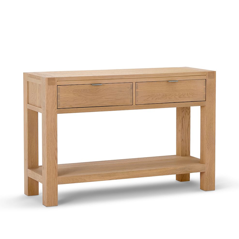 Highworth Natural Solid Oak Console Table 3