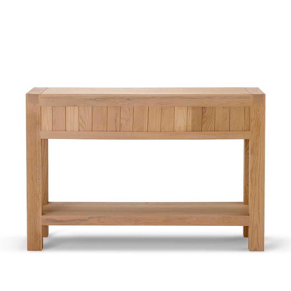 Highworth Natural Solid Oak Console Table 7