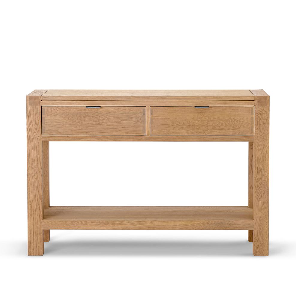 Highworth Natural Solid Oak Console Table 5