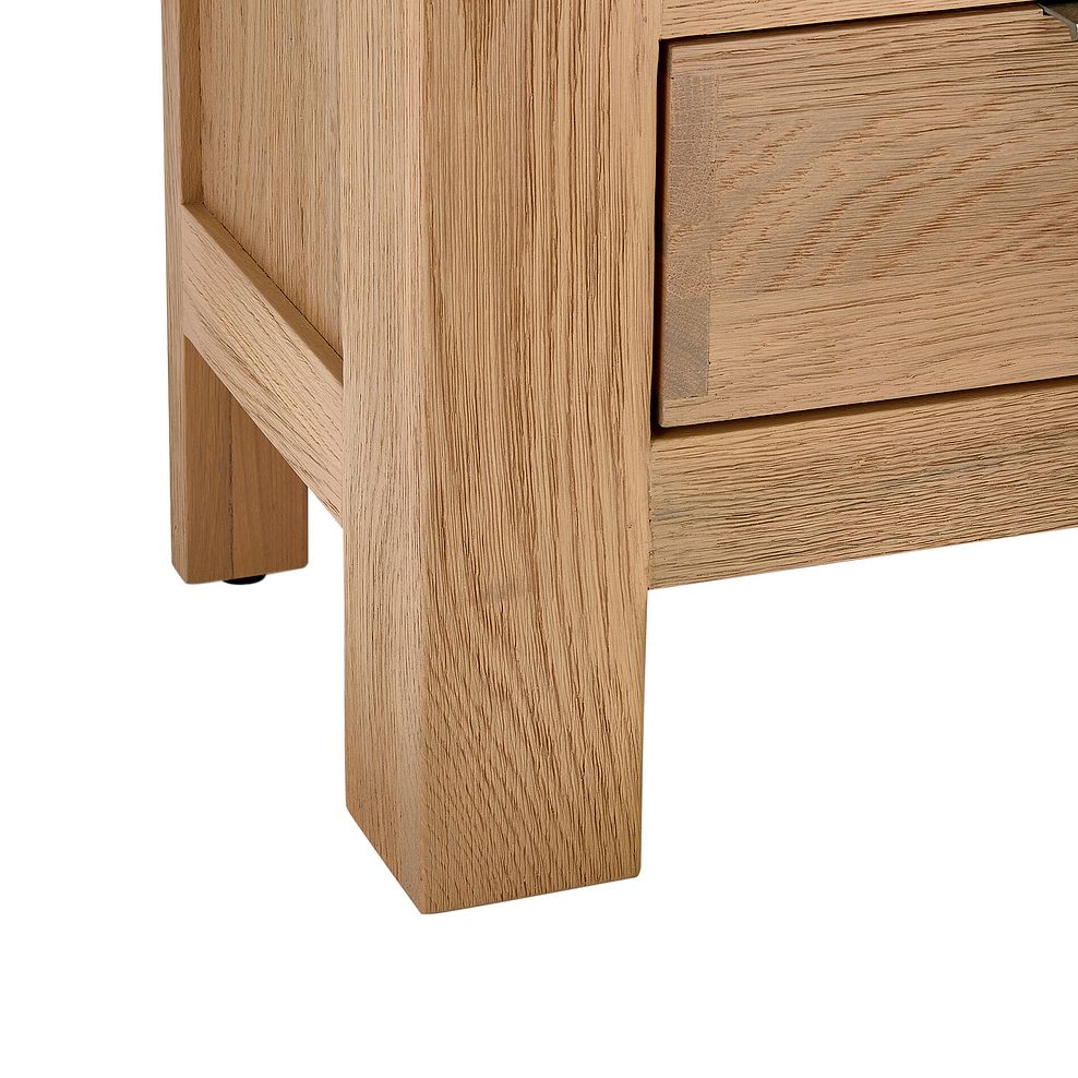 Highworth Natural Solid Oak Corner TV Unit 11