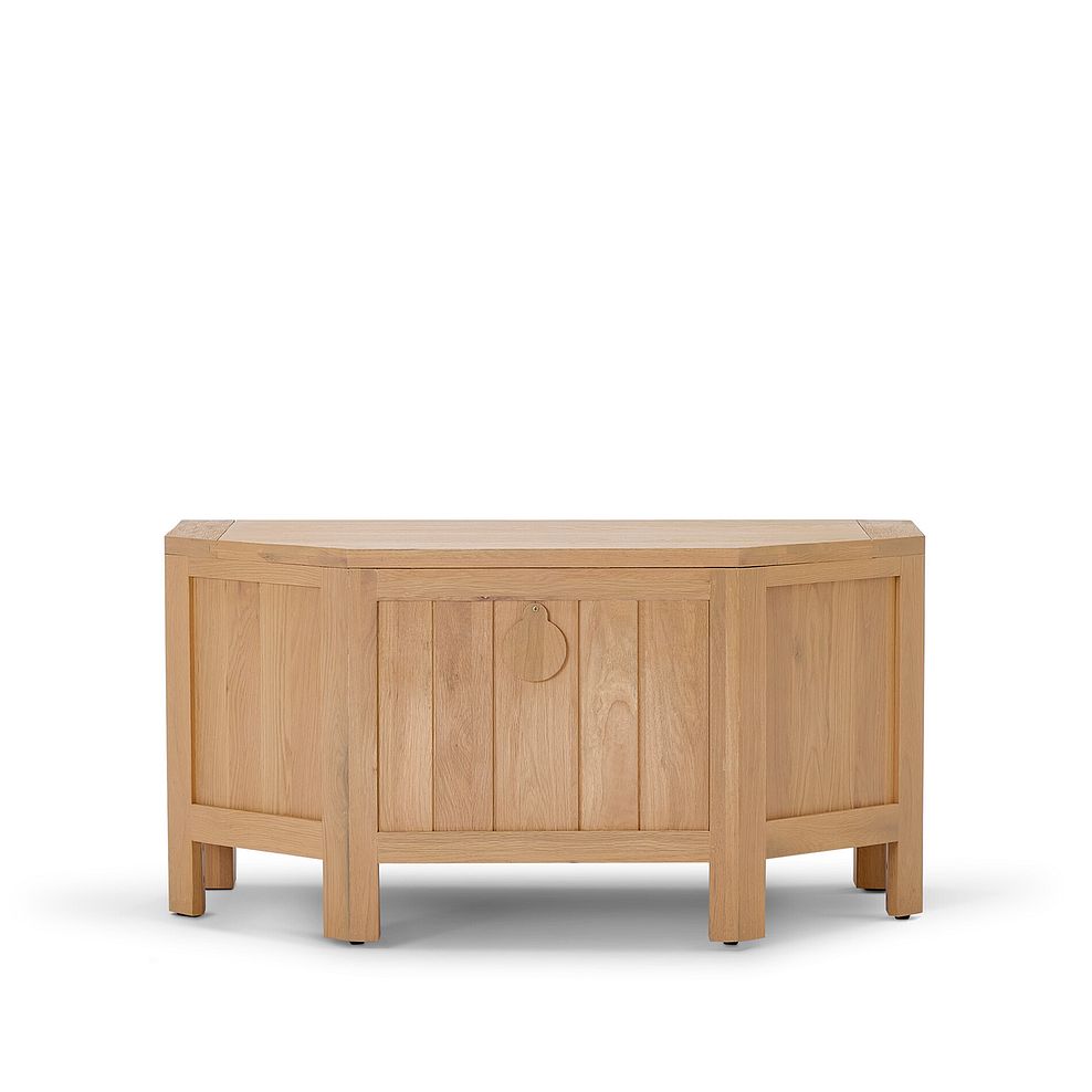 Highworth Natural Solid Oak Corner TV Unit 7