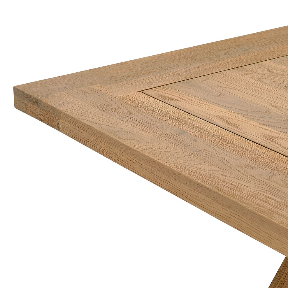 Highworth Natural Solid Oak Dining Table 180cm 7