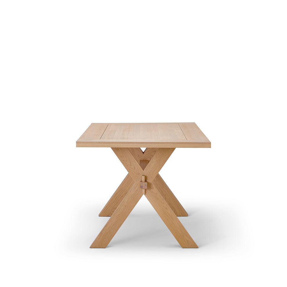 Highworth Natural Solid Oak Dining Table 180cm 6