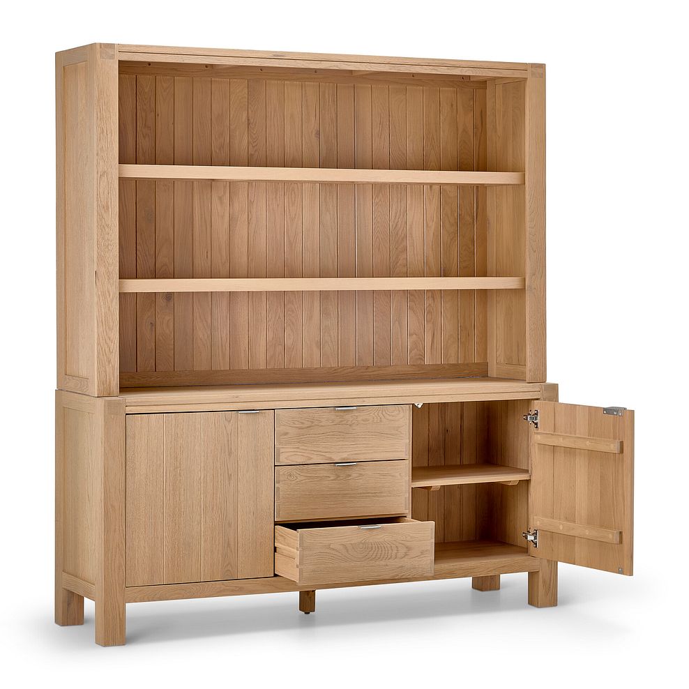 Highworth Natural Solid Oak Extra Large Dresser 4