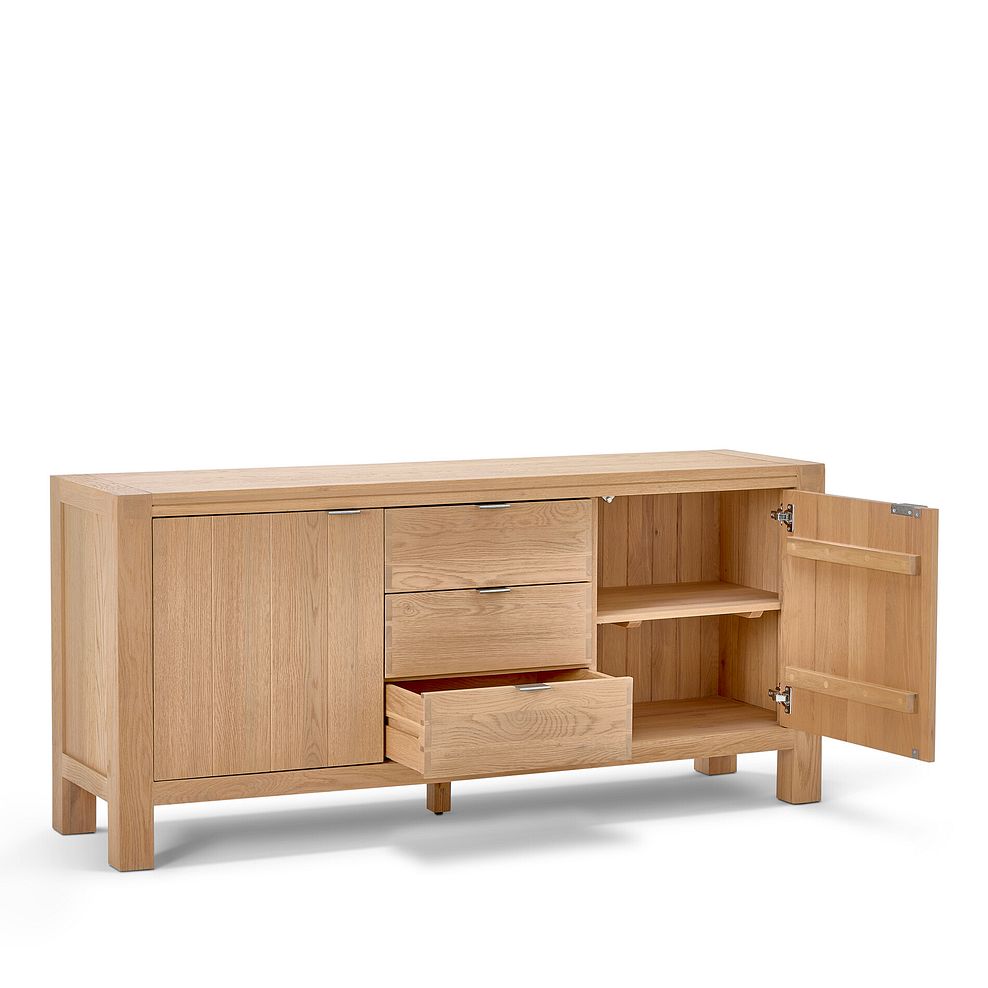 Highworth Natural Solid Oak Extra Large Sideboard 4