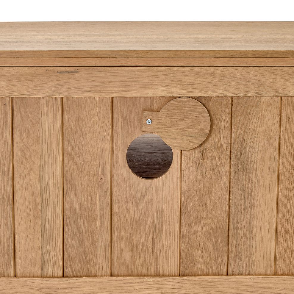 Highworth Natural Solid Oak Large TV Unit 12