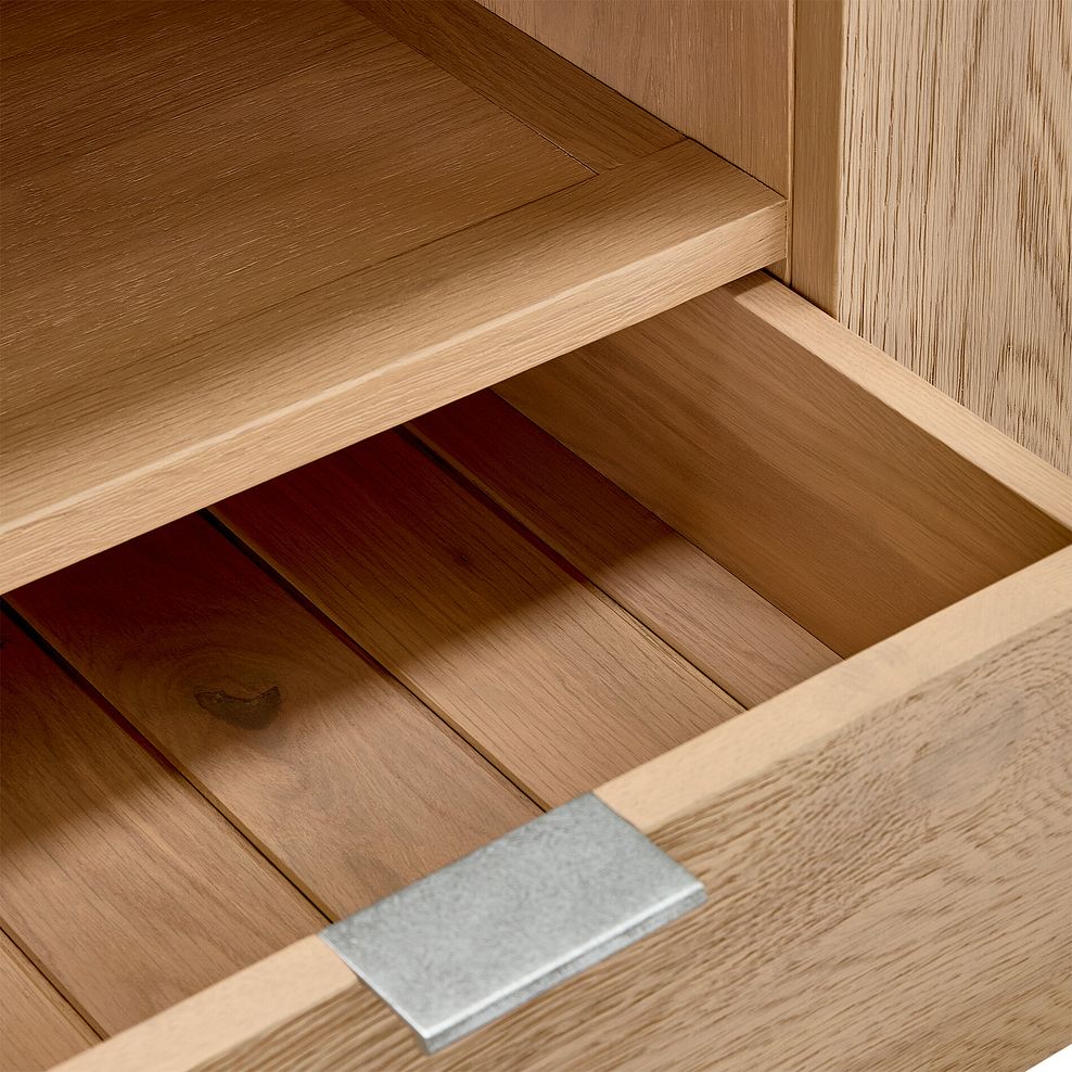 Highworth Natural Solid Oak Large TV Unit 9