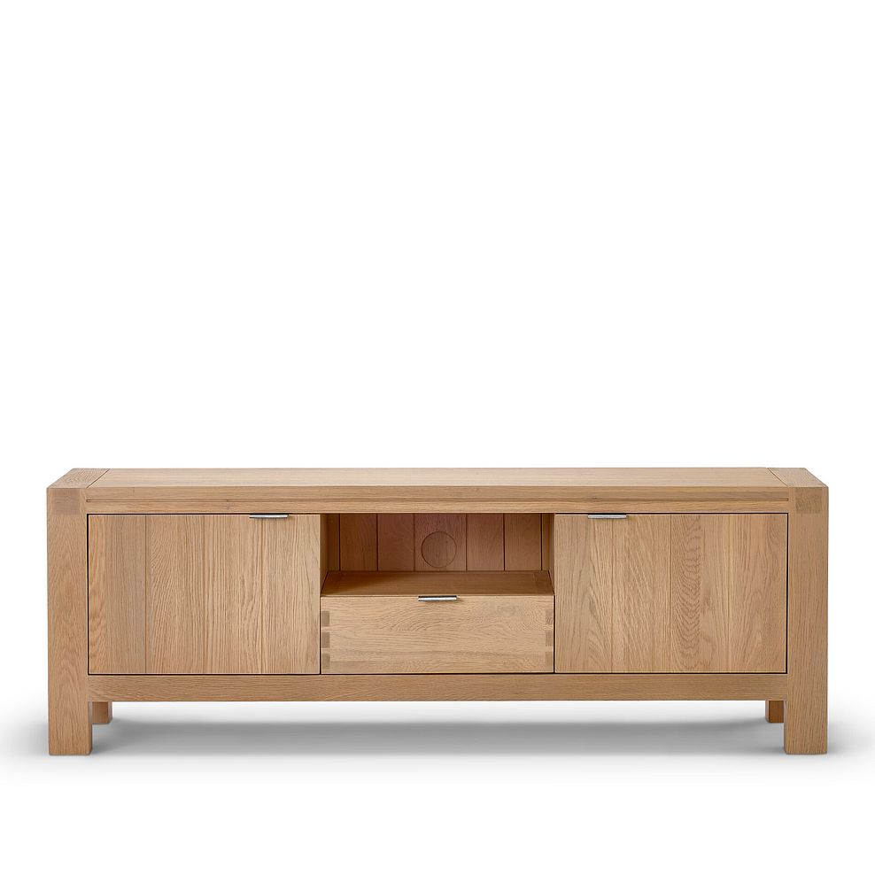 Highworth Natural Solid Oak Large TV Unit 5