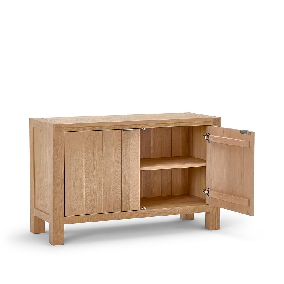 Highworth Natural Solid Oak Small Sideboard 4