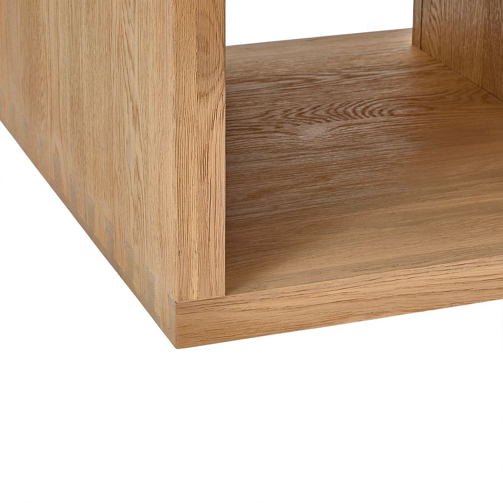 Highworth Natural Solid Oak Storage Coffee Table 9