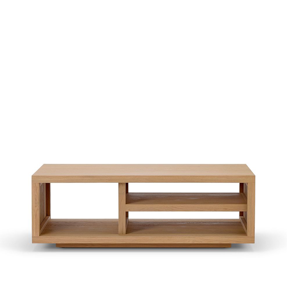 Highworth Natural Solid Oak Storage Coffee Table 4