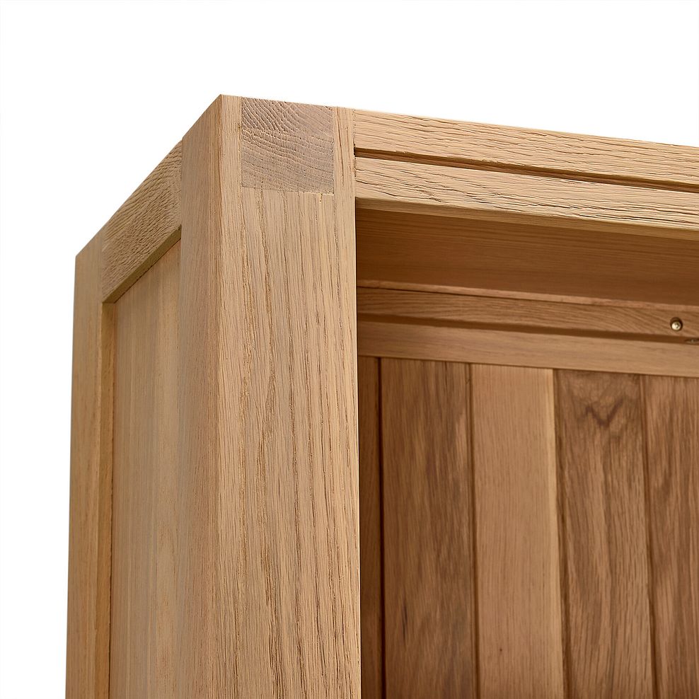 Highworth Natural Solid Oak Tall Bookcase 7