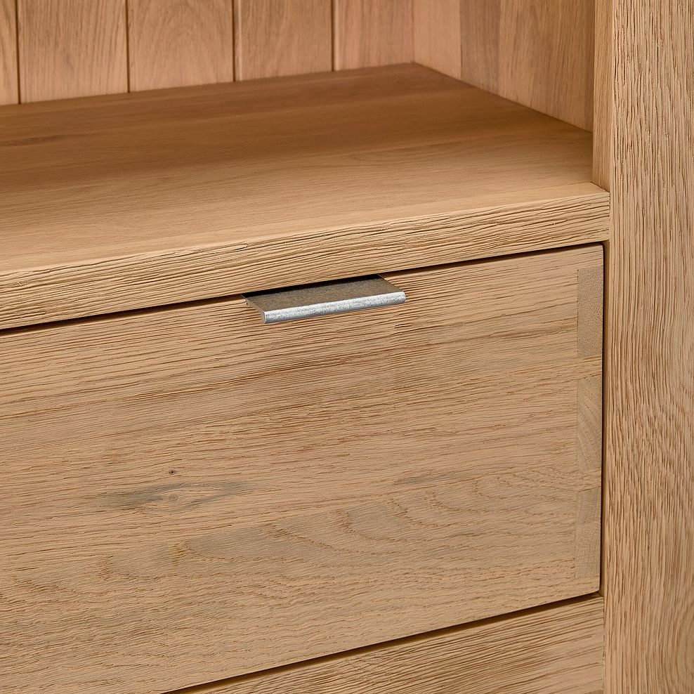 Highworth Natural Solid Oak Tall Bookcase 8