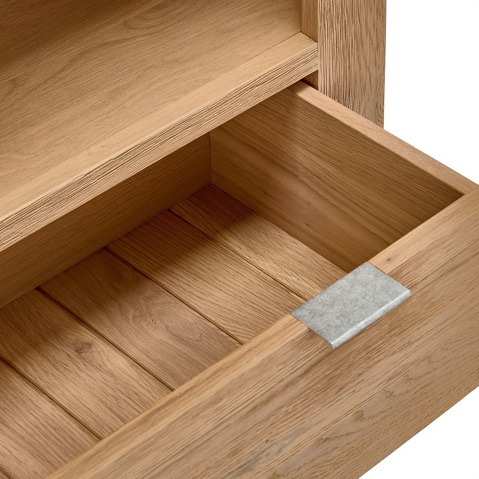 Highworth Natural Solid Oak Tall Bookcase 10