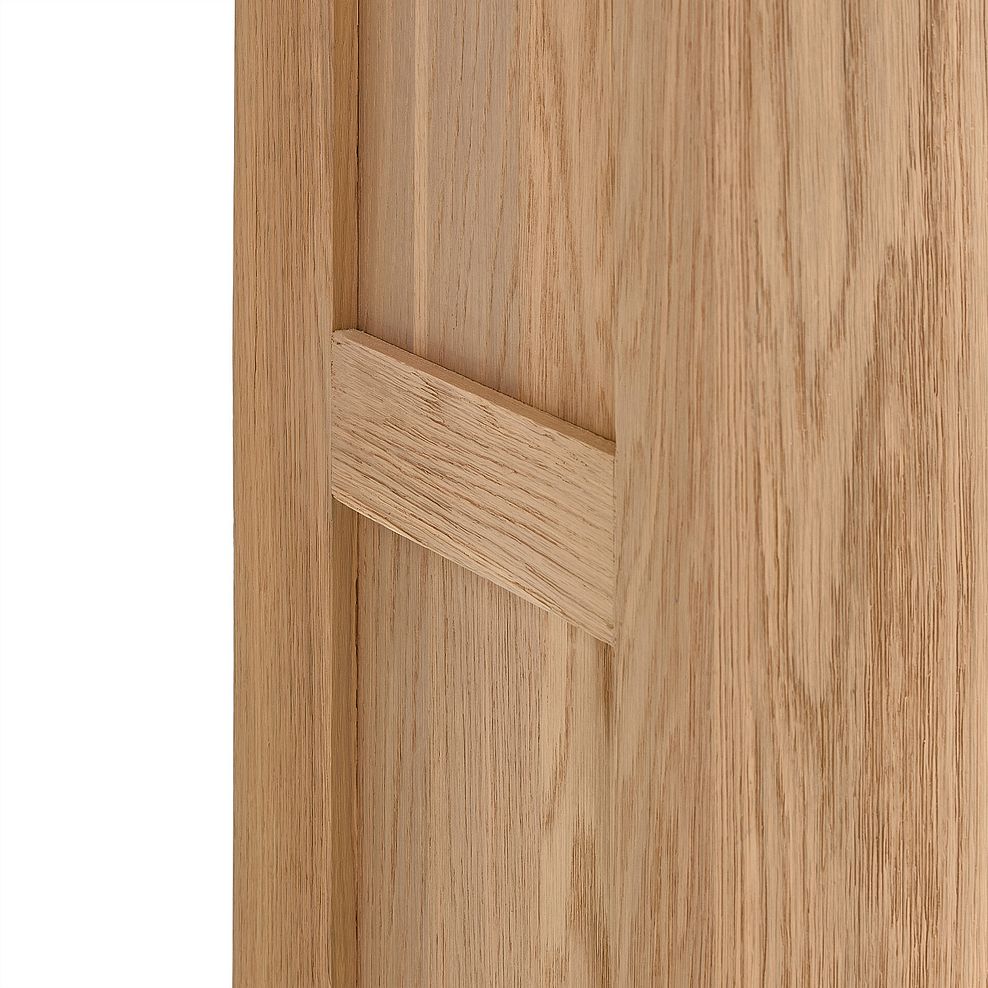 Highworth Natural Solid Oak Tall Bookcase 11