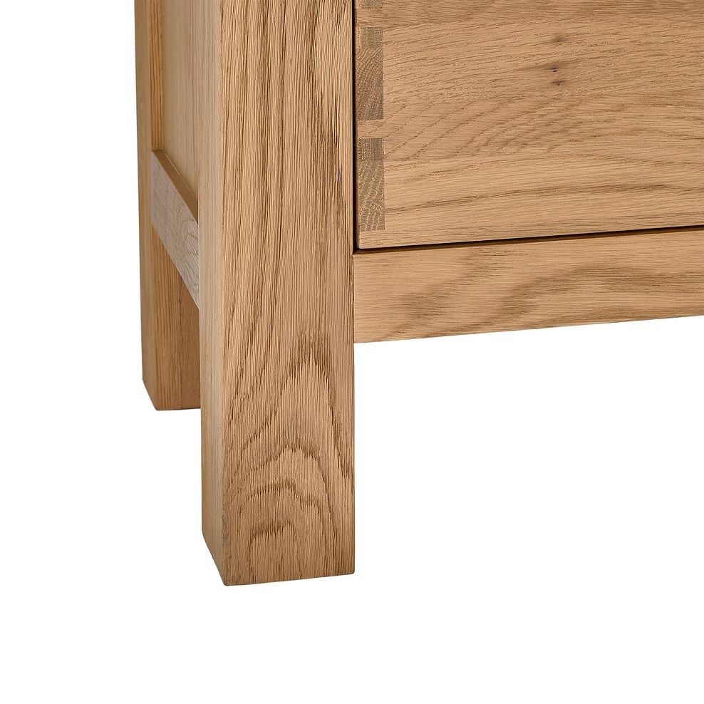 Highworth Natural Solid Oak Tall Glazed Display Cabinet 10