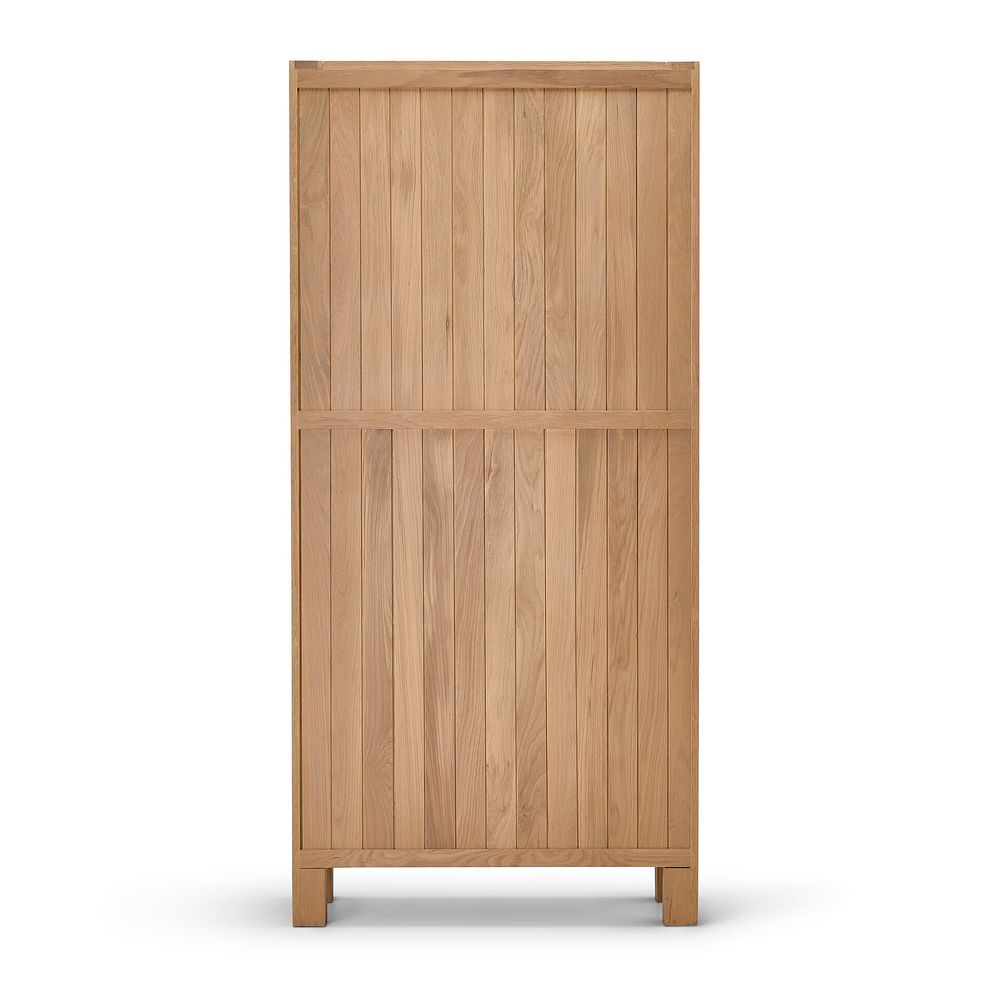 Highworth Natural Solid Oak Tall Glazed Display Cabinet 8