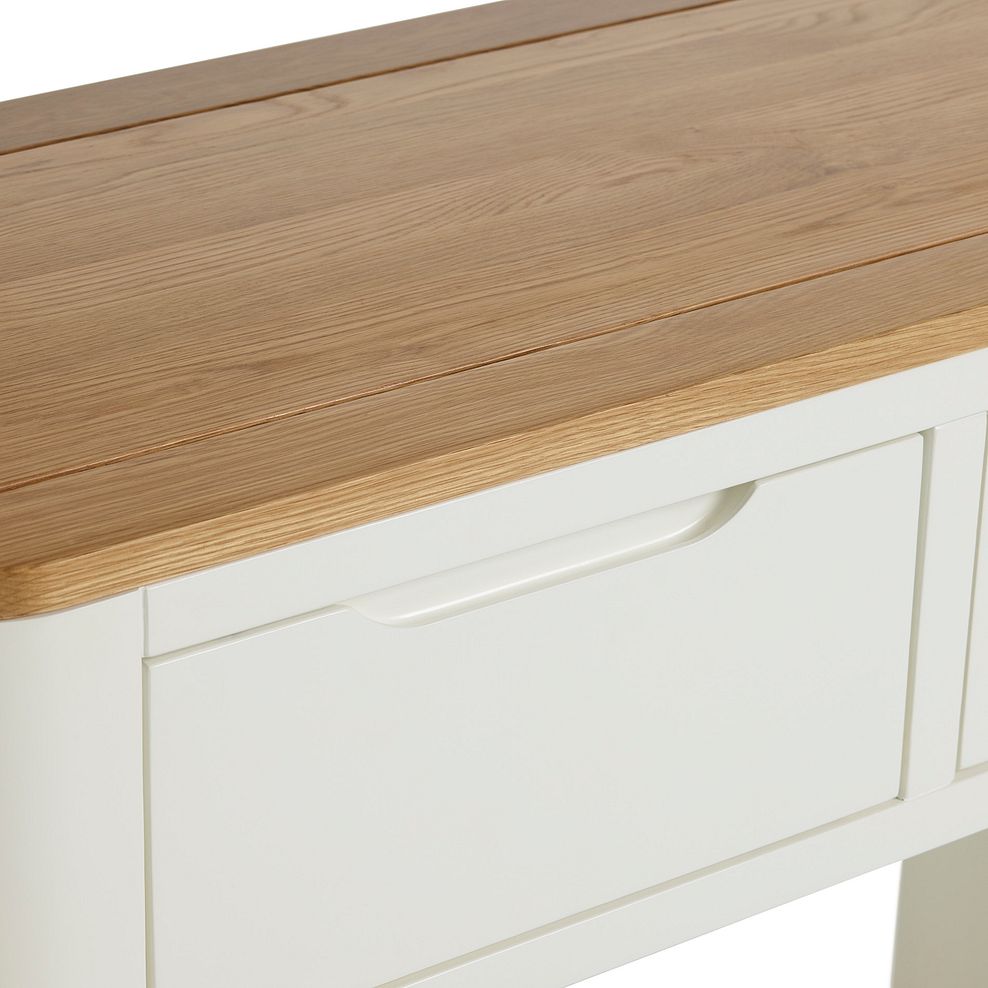 Hove Natural Oak and Painted Console Table 6