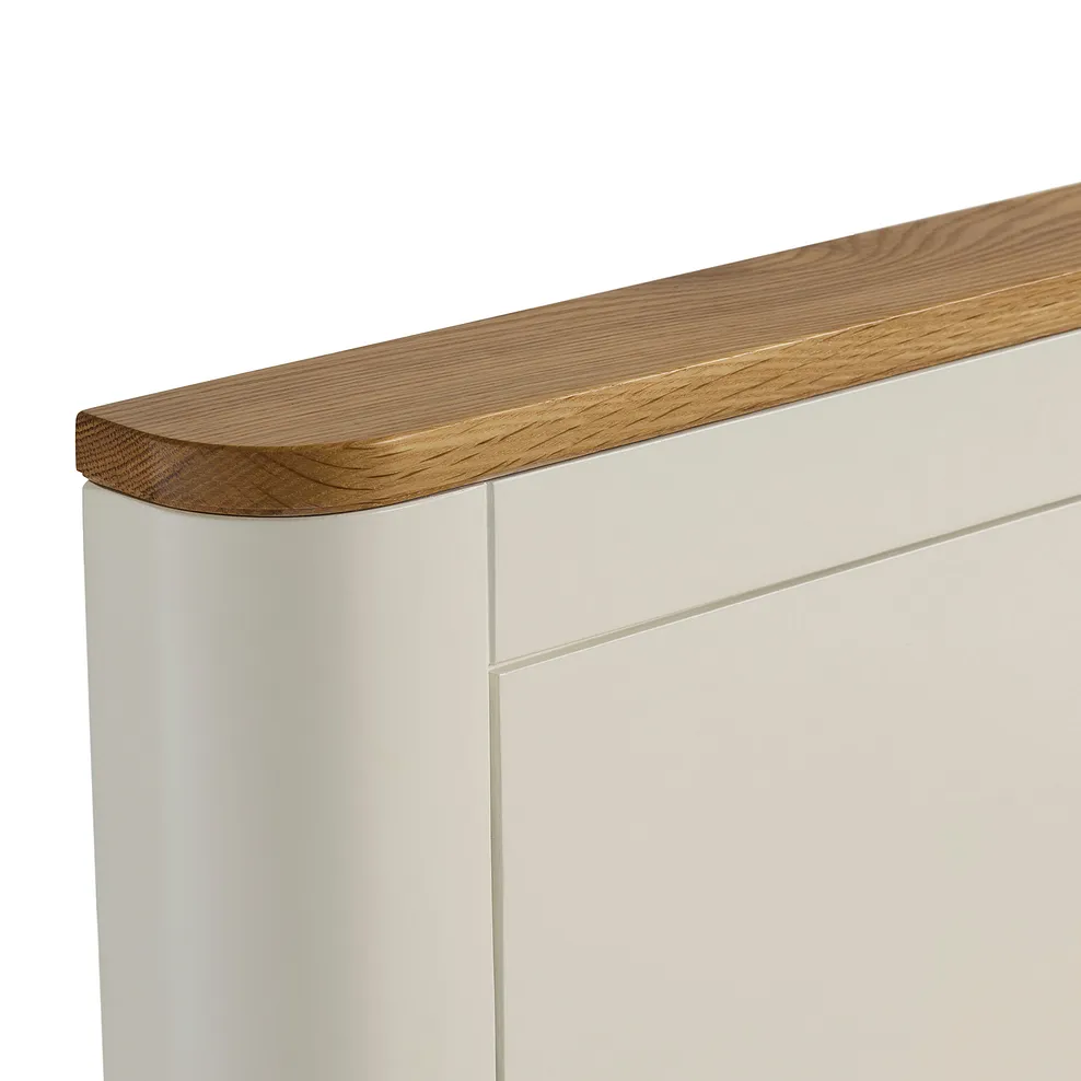 Hove Natural Oak and Painted Double Bed 6