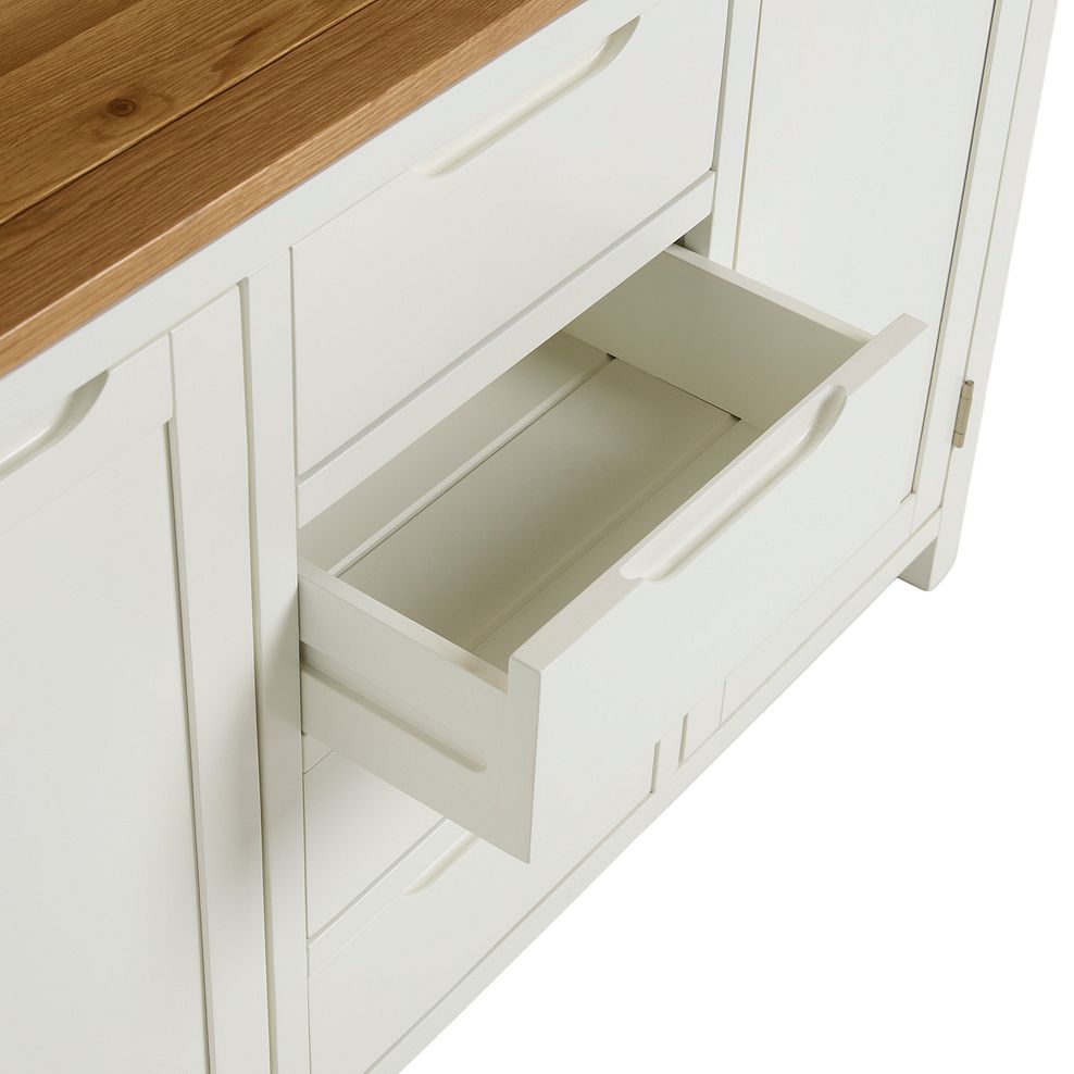 Hove Natural Oak and Painted Large Dresser Thumbnail 7