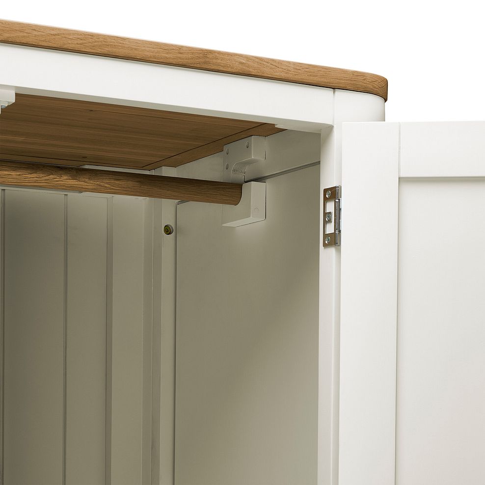 Hove Natural Oak and Painted Triple Wardrobe 13
