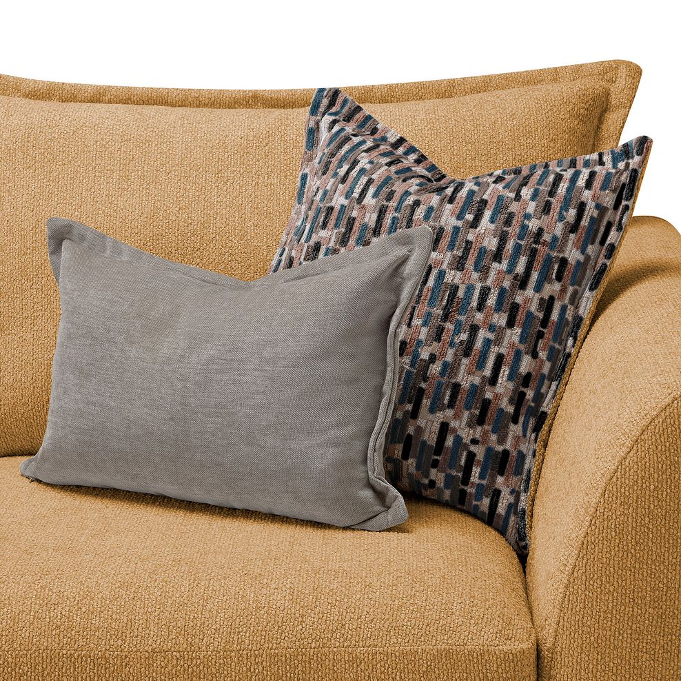 Hoxley 2 Seater Sofa in Leo Mustard fabric 7