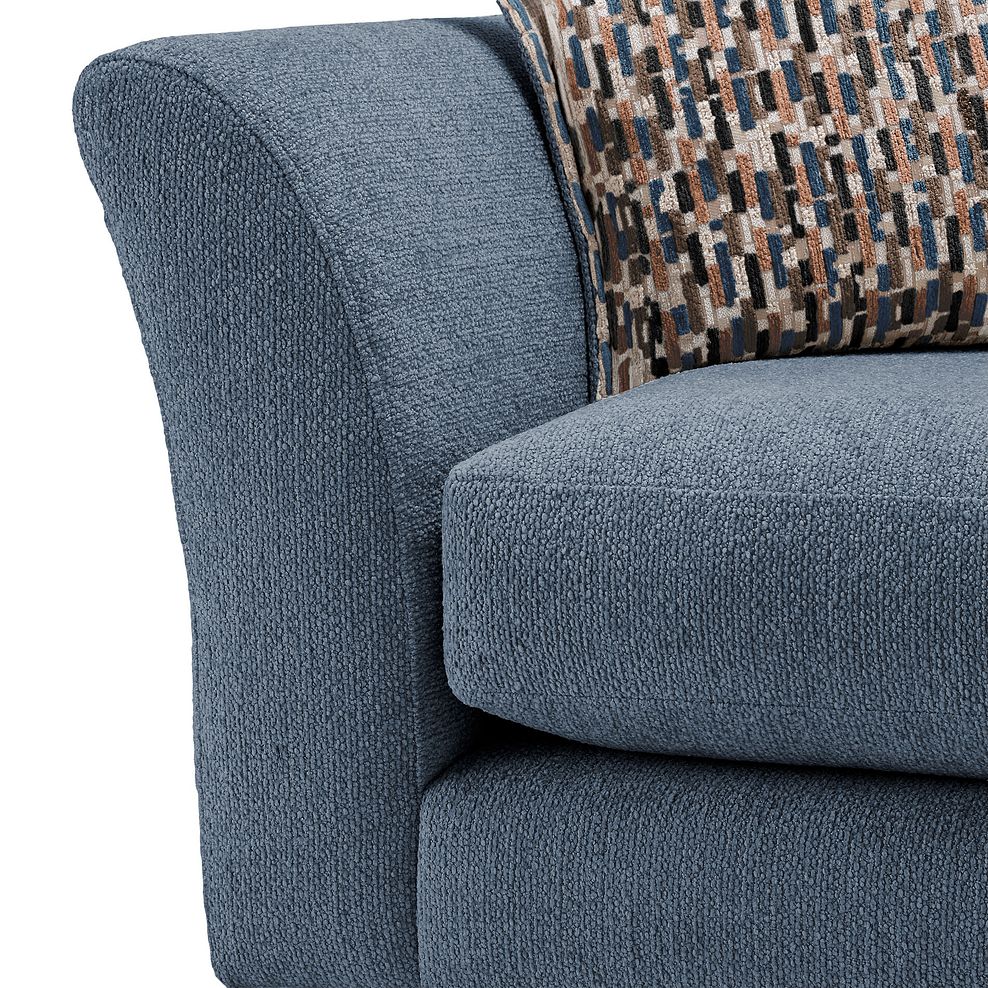 Hoxley 2 Seater Sofa in Leo Ocean fabric 9