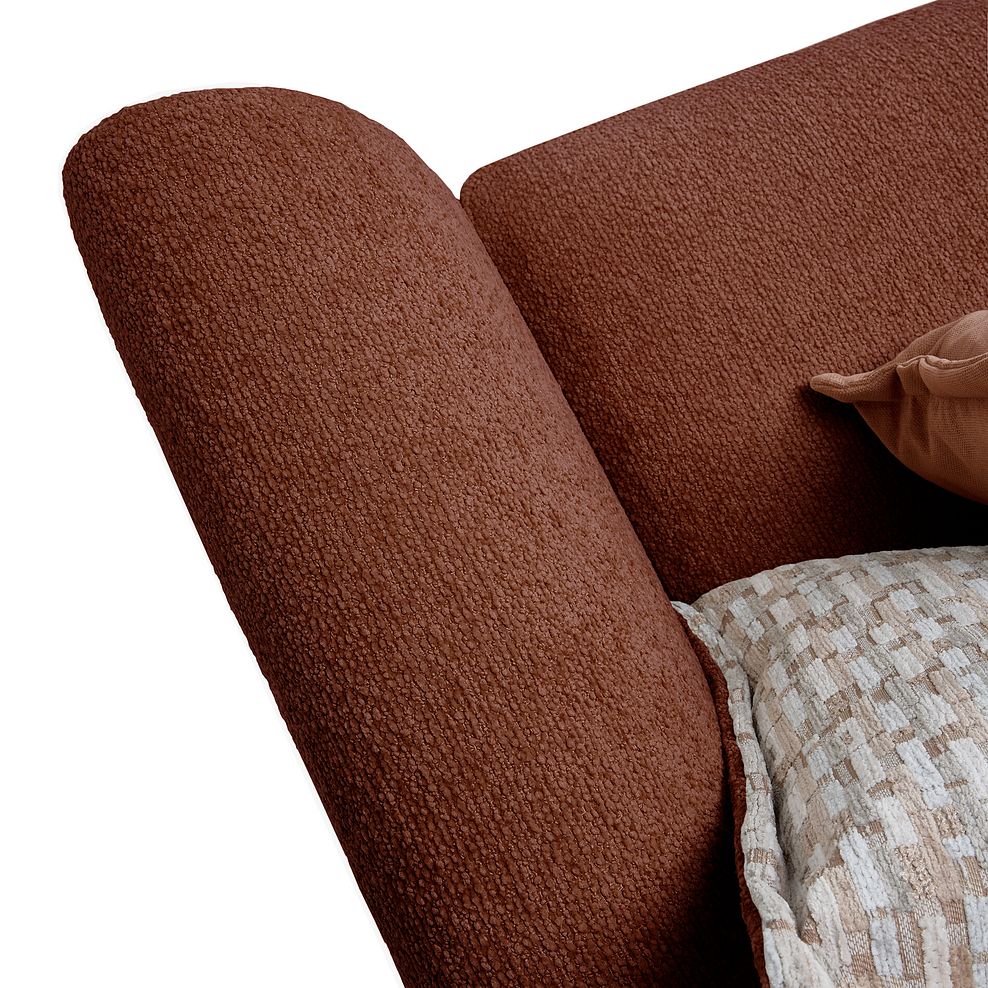Hoxley 2 Seater Sofa in Leo Rust fabric 8
